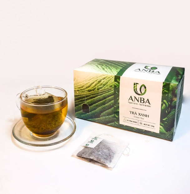 Anba - Green tea (tea bag) Distributed by Vietfarms