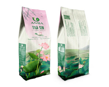Anba - Lotus Green Tea 80g distributed by Vietfarms