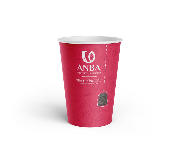 Anba - Strawberry black tea ( tea cups) distributed by Vietfarms