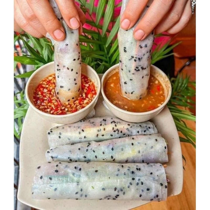 BÁNH TRÁNG CUỐN MÈ ĐEN