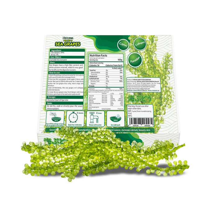 Natusea - Fresh Bird’s Nest with Sea Grapes Distributed by VietFarms - COMMING SOON