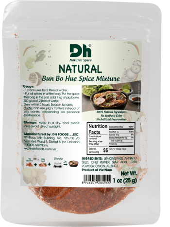 DH Foods - NATURAL Bun Bo Hue Spice distributed by Vietfarms