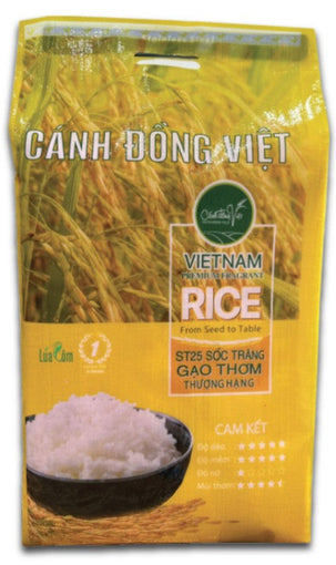 Vietnam Premium Fragrant Rice (ST25) - Canh Dong Viet - Vietfarms