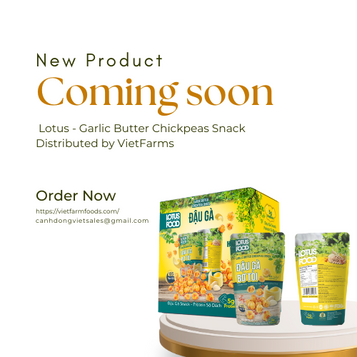 Lotus - Garlic Butter Chickpeas Snack Distributed by VietFarms - COMMING SOON