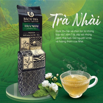 Bach Tra - Jasmine Green Tea Premium - Trà Nhài Hảo Hạng Distributed by Vietfarms